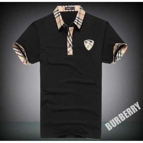 polo burberry homme manche longue